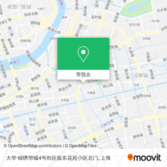 大华·锦绣华城4号街区振东花苑小区北门地图