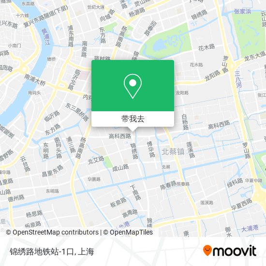 锦绣路地铁站-1口地图