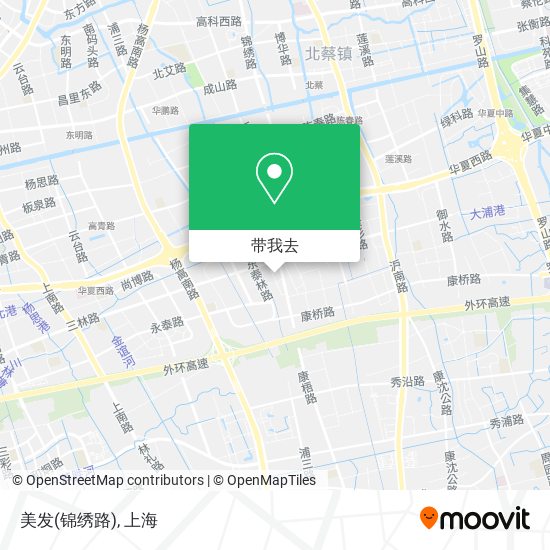 美发(锦绣路)地图