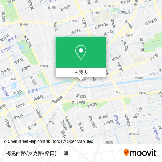 梅陇西路/罗秀路(路口)地图