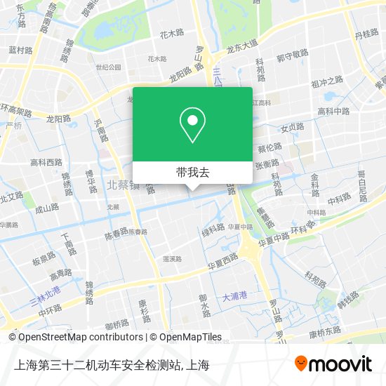 上海第三十二机动车安全检测站地图