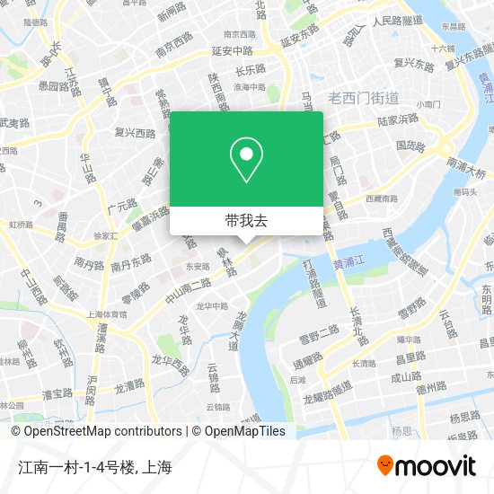江南一村-1-4号楼地图
