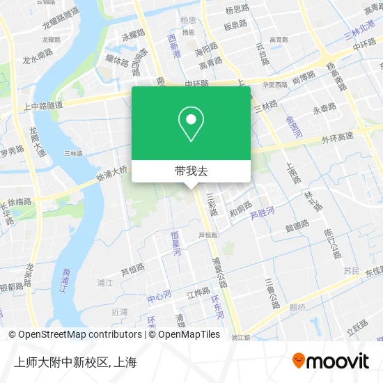 上师大附中新校区地图