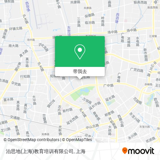 泊思地(上海)教育培训有限公司地图