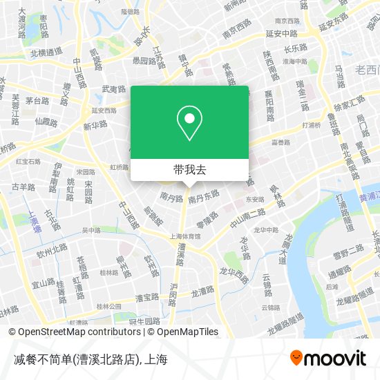 减餐不简单(漕溪北路店)地图