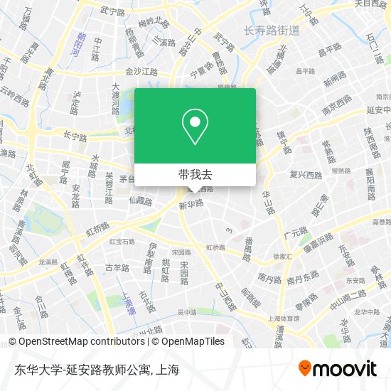 东华大学-延安路教师公寓地图