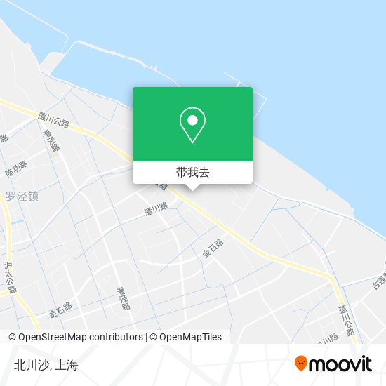 北川沙地图