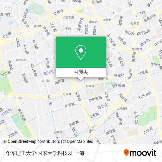 华东理工大学-国家大学科技园地图