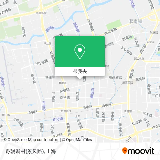 彭浦新村(景凤路)地图