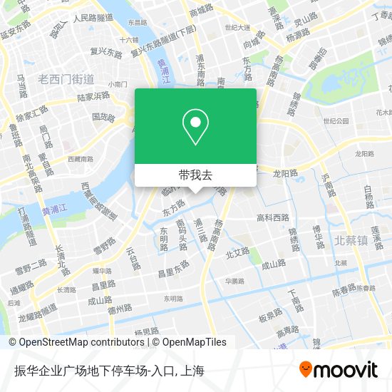 振华企业广场地下停车场-入口地图
