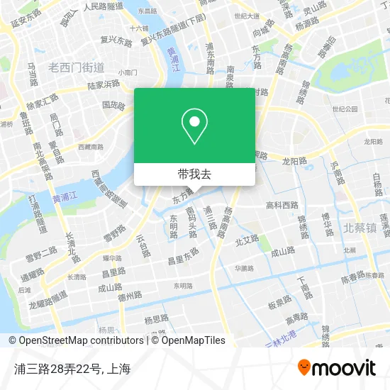 浦三路28弄22号地图