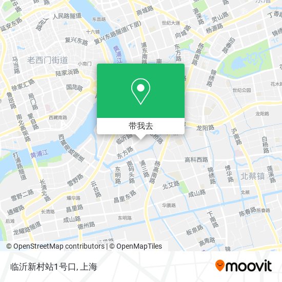 临沂新村站1号口地图