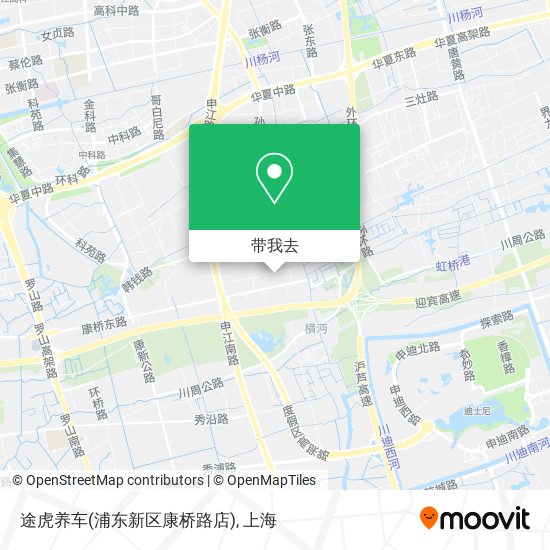 途虎养车(浦东新区康桥路店)地图