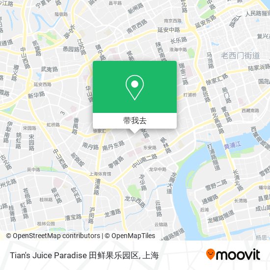 Tian's Juice Paradise 田鲜果乐园区地图