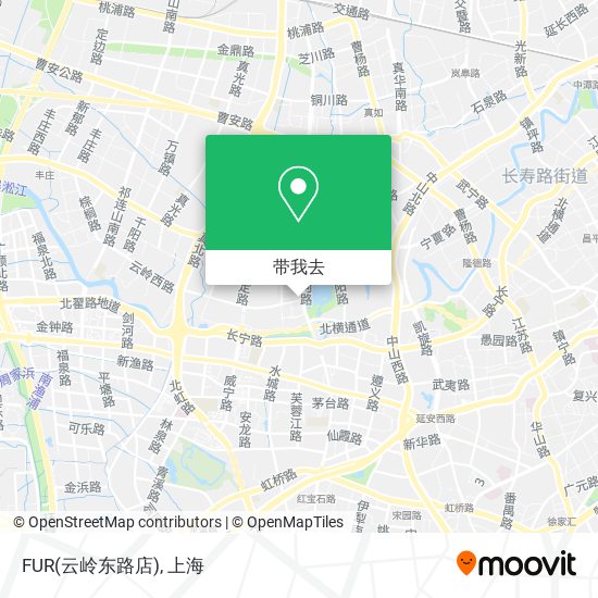 FUR(云岭东路店)地图