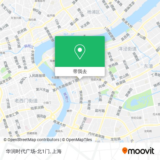 华润时代广场-北1门地图
