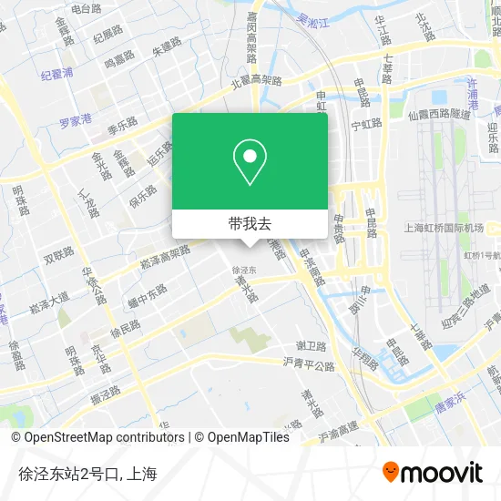 徐泾东站2号口地图