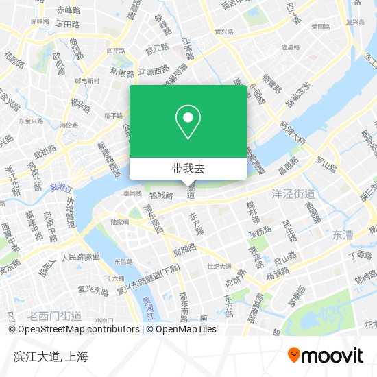 滨江大道地图