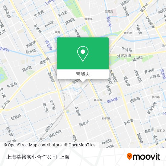 上海莘裕实业合作公司地图