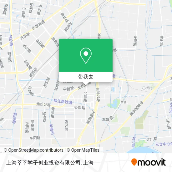 上海莘莘学子创业投资有限公司地图