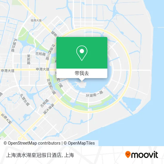 上海滴水湖皇冠假日酒店地图