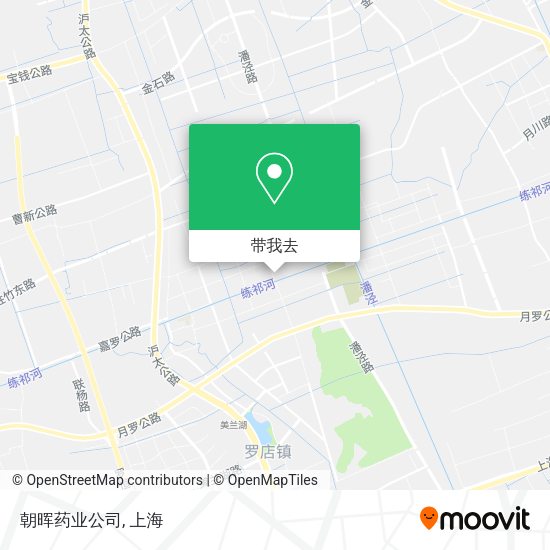朝晖药业公司地图
