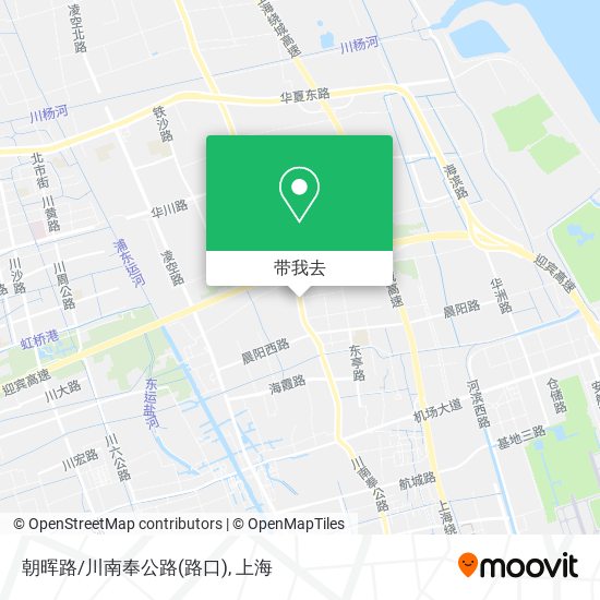 朝晖路/川南奉公路(路口)地图