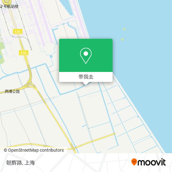 朝辉路地图