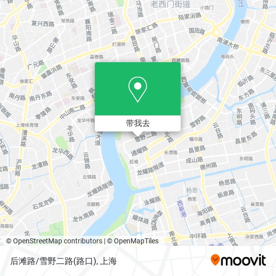 后滩路/雪野二路(路口)地图