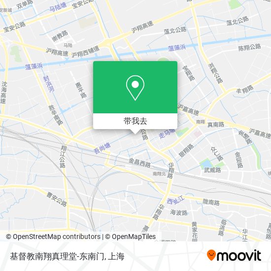 基督教南翔真理堂-东南门地图