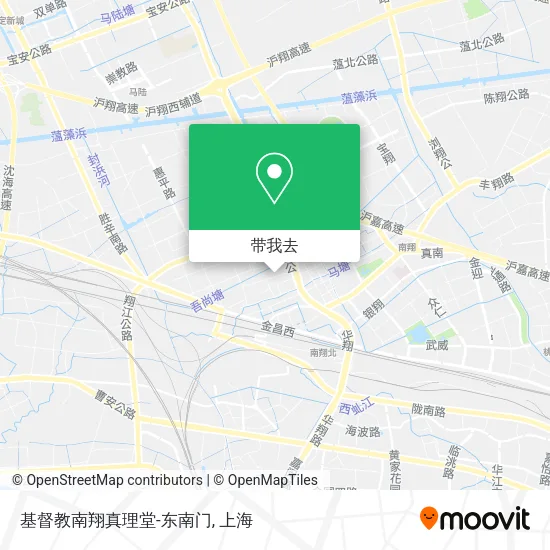基督教南翔真理堂-东南门地图