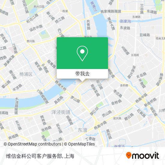 维信金科公司客户服务部地图