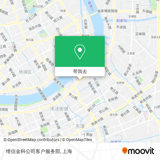 维信金科公司客户服务部地图