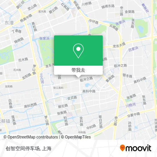 创智空间停车场地图