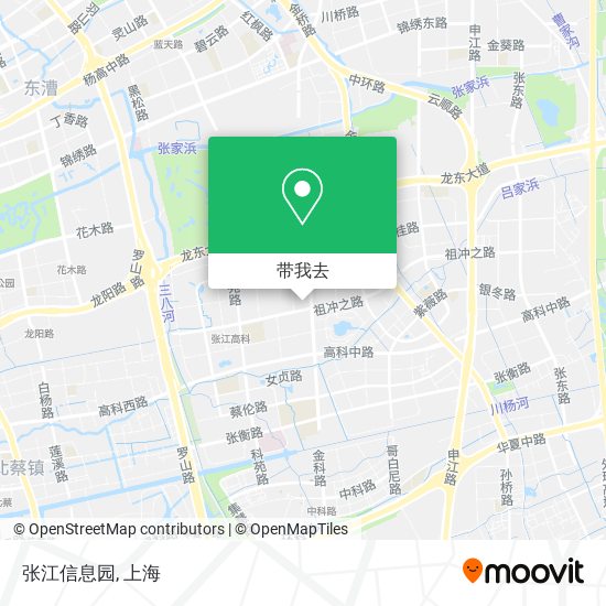 张江信息园地图