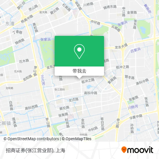 招商证券(张江营业部)地图