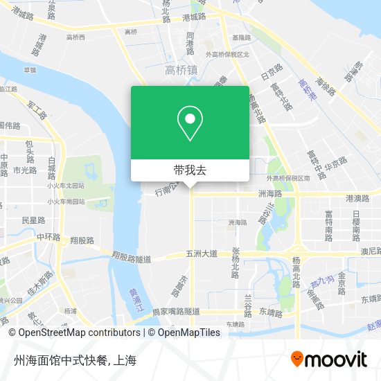 州海面馆中式快餐地图