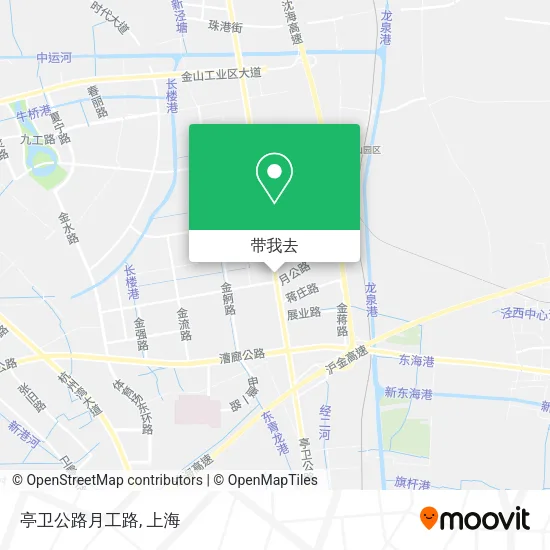 亭卫公路月工路地图