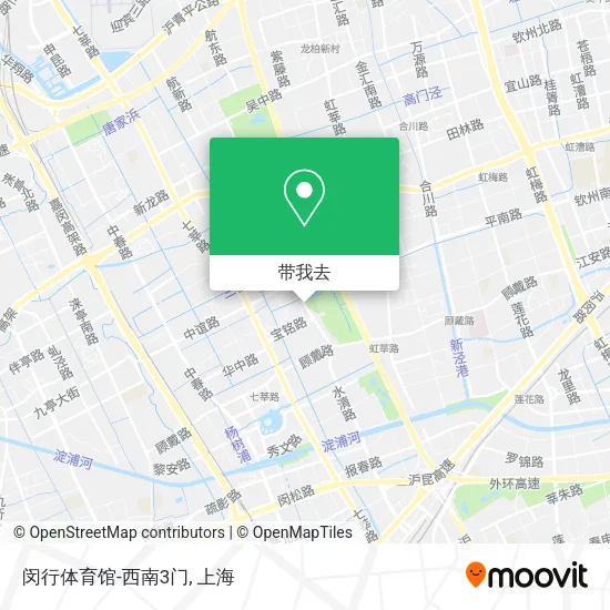闵行体育馆-西南3门地图
