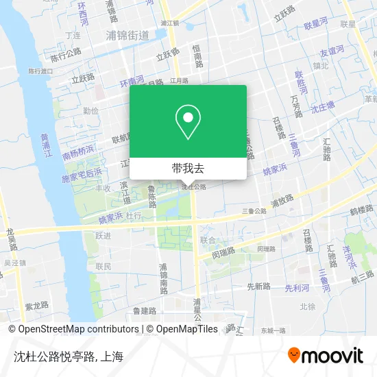 沈杜公路悦亭路地图