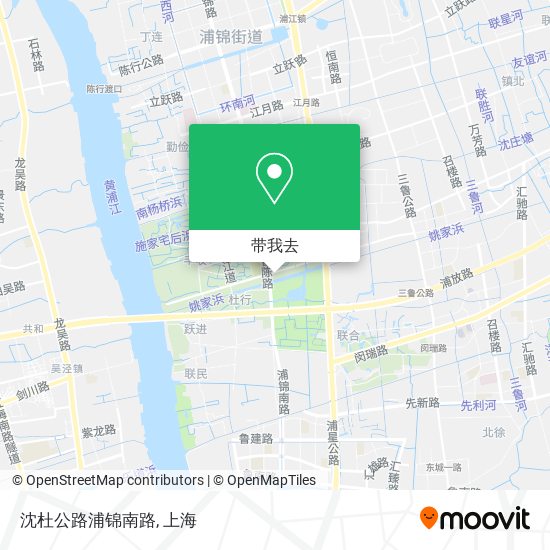 沈杜公路浦锦南路地图