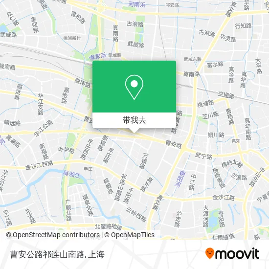 曹安公路祁连山南路地图