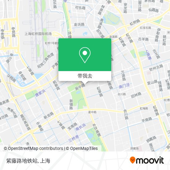 紫藤路地铁站地图