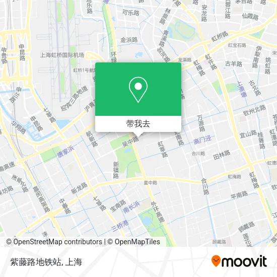 紫藤路地铁站地图