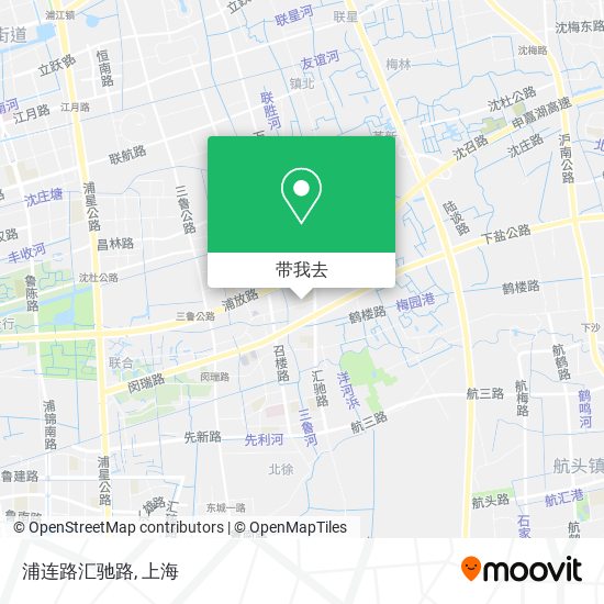 浦连路汇驰路地图