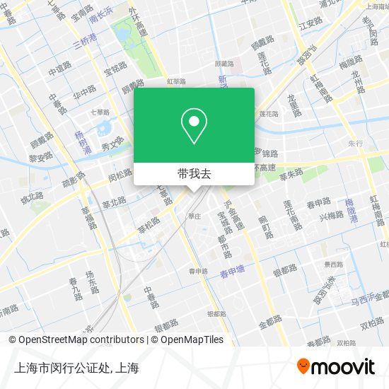 上海市闵行公证处地图