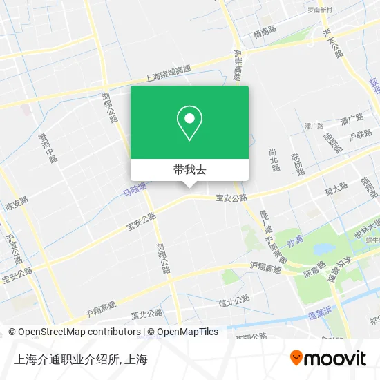 上海介通职业介绍所地图