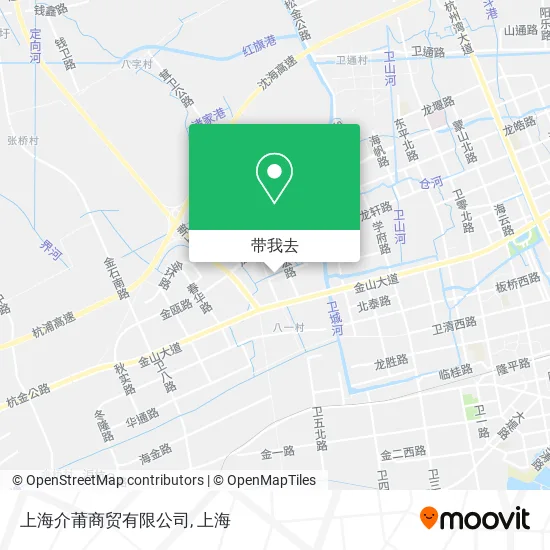上海介莆商贸有限公司地图