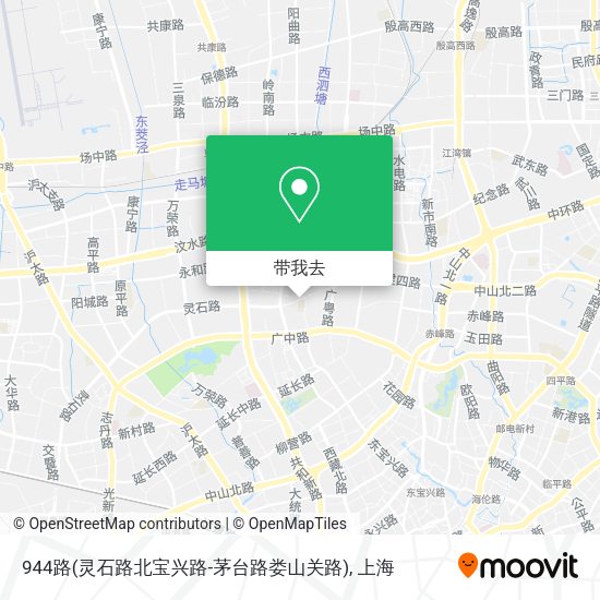 944路(灵石路北宝兴路-茅台路娄山关路)地图