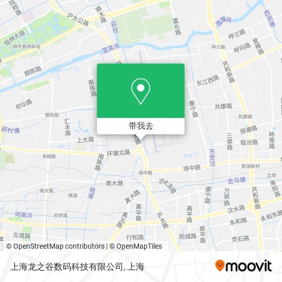 上海龙之谷数码科技有限公司地图